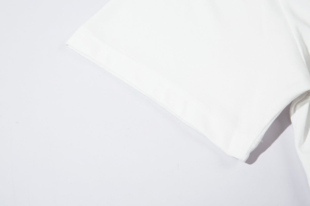 Retro contrast polo short sleeves