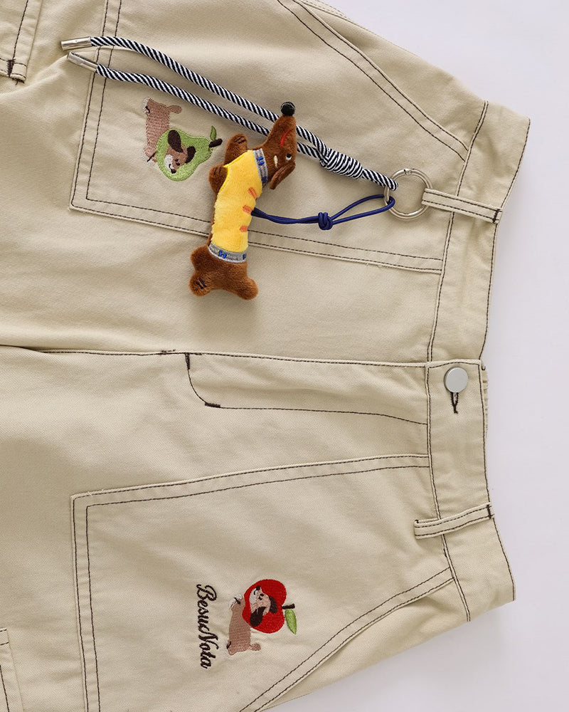 Multi-pocket cargo shorts