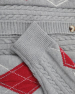 캐주얼한 탈부착형 니트 가디건