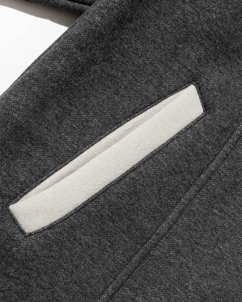 Color-blocked pullover sweatshirt