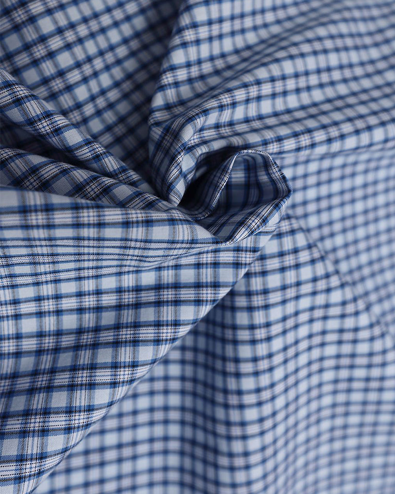 Patchwork scarf fake two-piece long-sleeved shirt