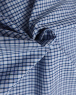 Patchwork scarf fake two-piece long-sleeved shirt