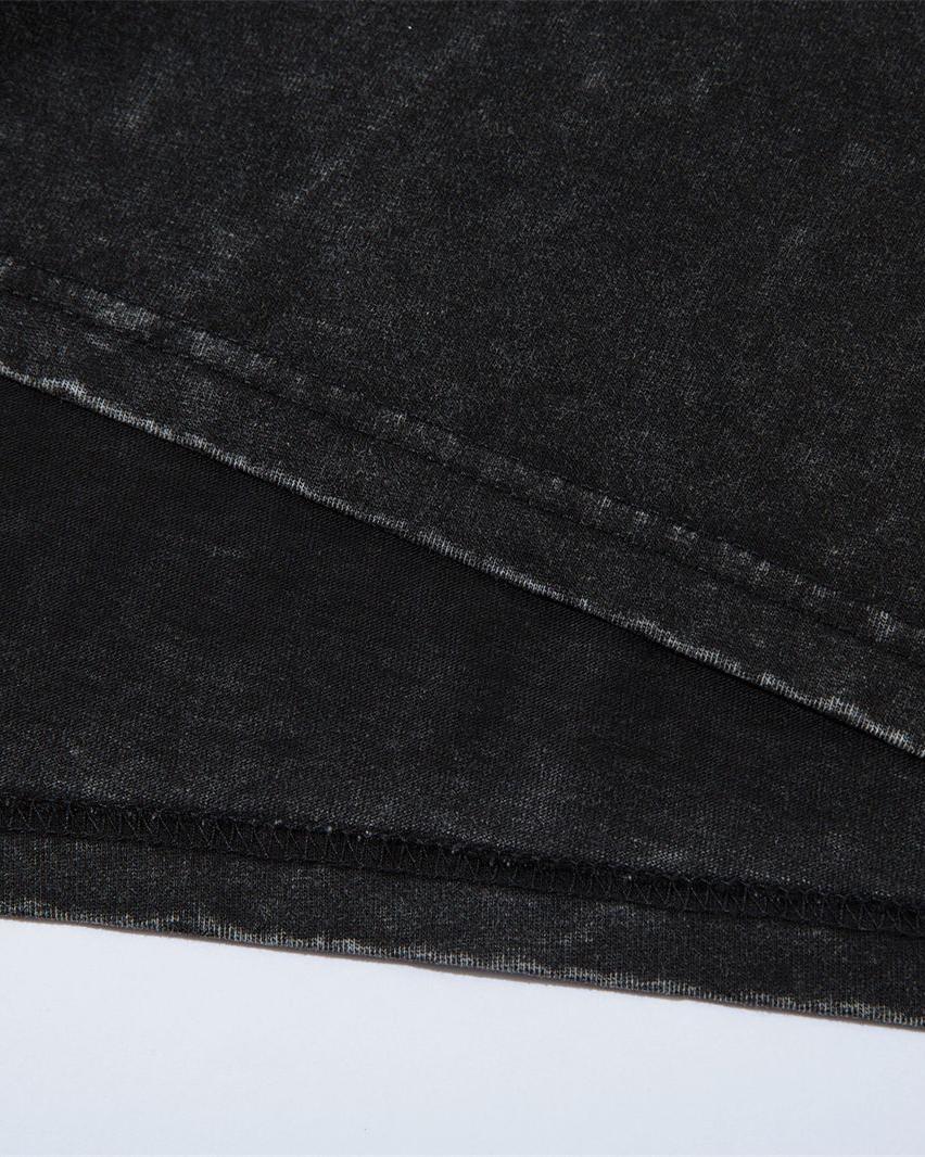 워시드 레터 반팔