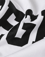 Embroidered badge short-sleeved shirt