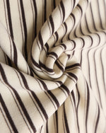 Embroidered striped long sleeves