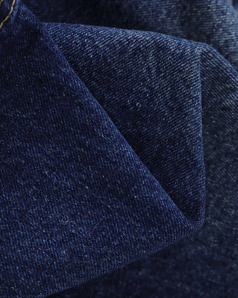 Star Straight Cropped Jeans