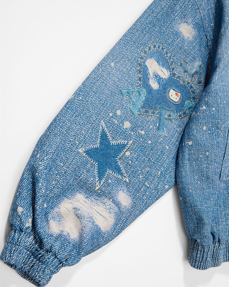 趣味創意印花外套