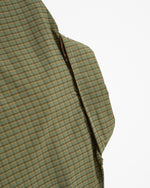 Retro plaid short-sleeved shirt