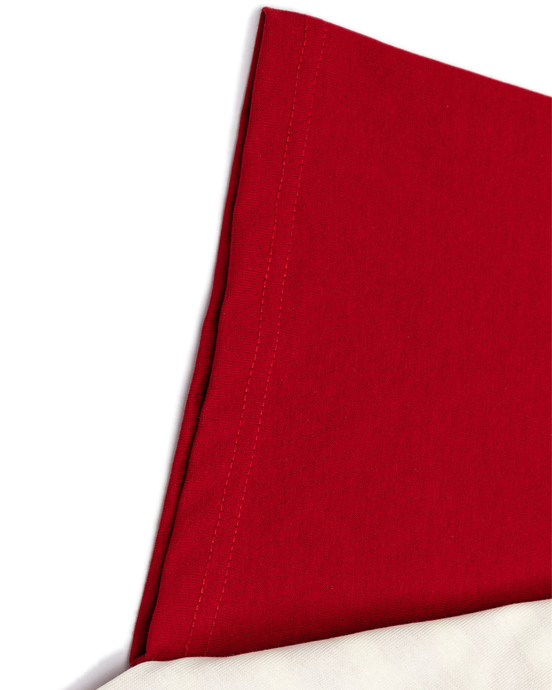 Retro contrast color cute kitten short sleeves