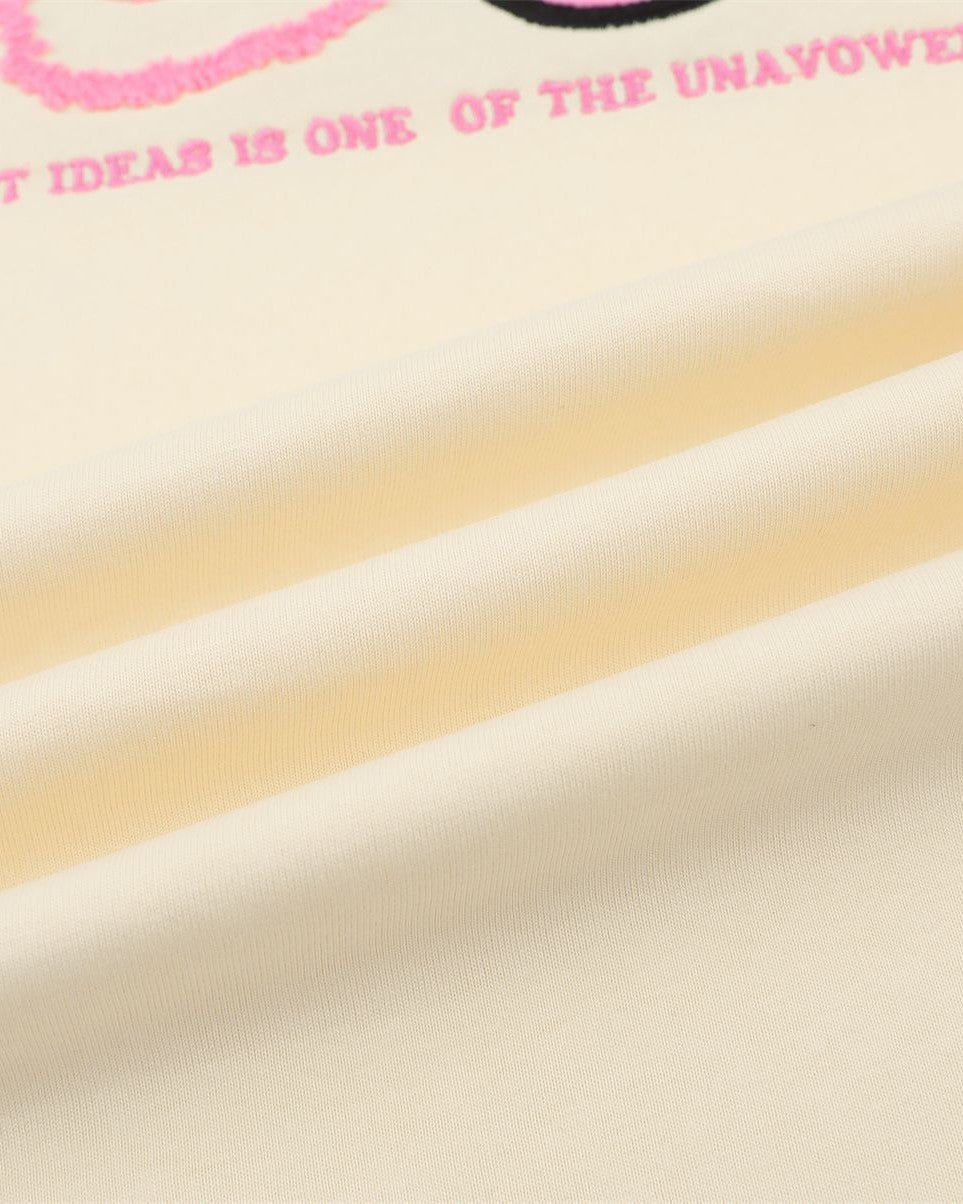 타월 자수 반팔