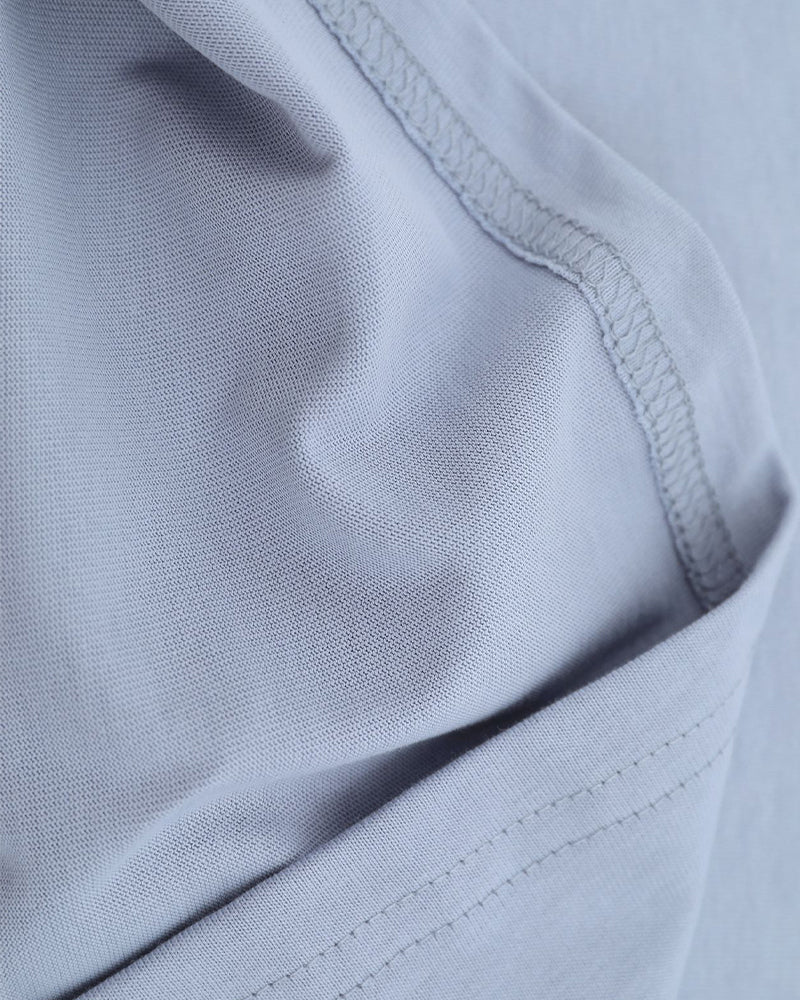 레트로 대비 컬러 커플 반팔