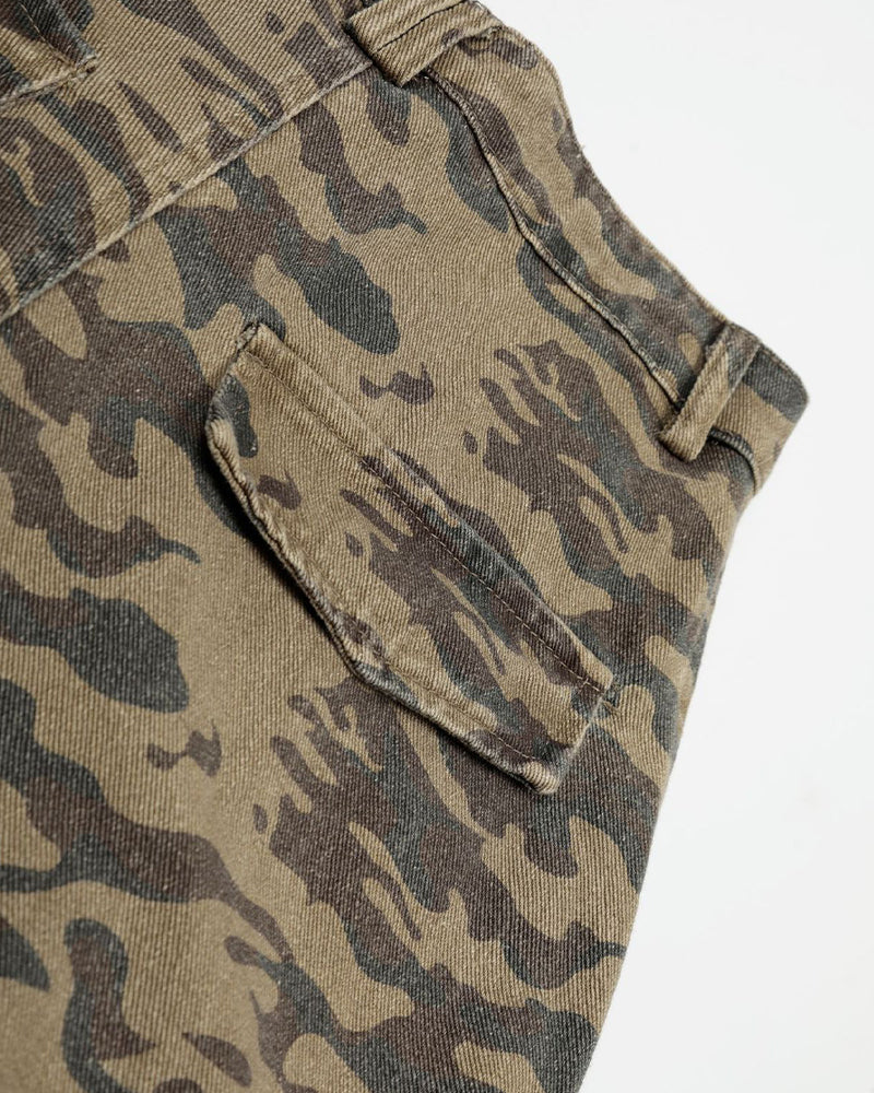 Retro simple casual shorts