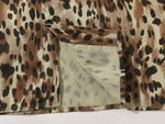 Vintage leopard print short sleeve shirt