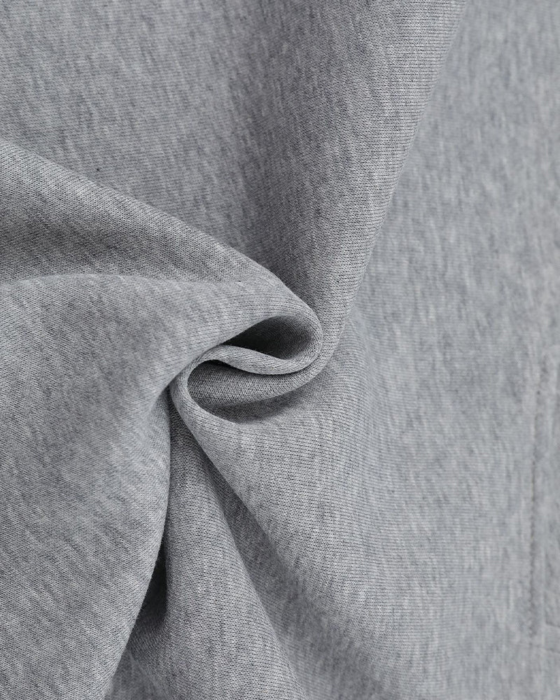 Badge Print Faux Two-Piece Sweatshirt