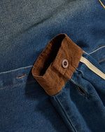 Distressed washed casual jacket