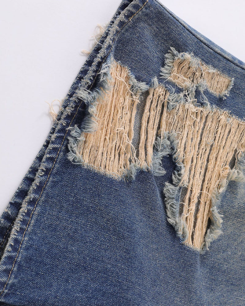 Vintage ripped jeans