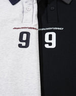 Contrast color letter short sleeves