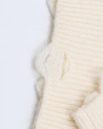 條紋連帽針織衫