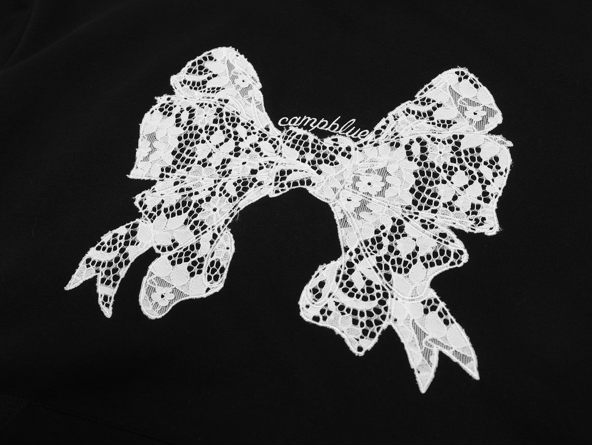 Vintage embroidered hooded sweatshirt