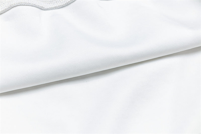 復古拼接撞色圓領衛衣