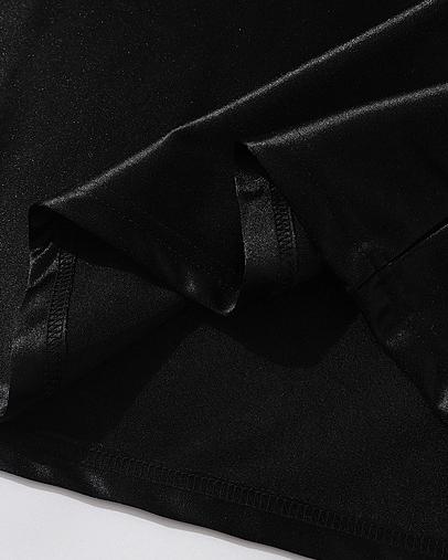 V領拼接運動短袖