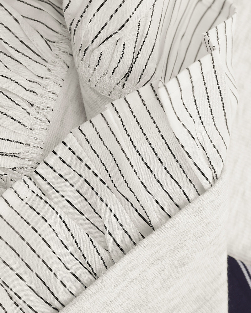 American style fake two-piece short sleeves (women's)