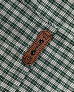 簡約格紋短袖襯衫