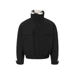 Zebra-print cotton coat