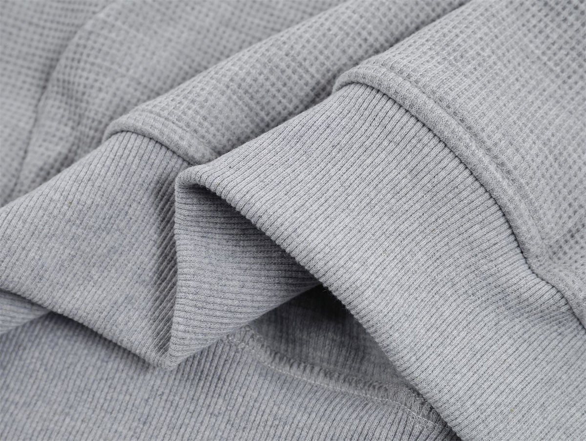 Retro fake two piece versatile sweatshirt