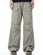 Multi-pocket casual trousers