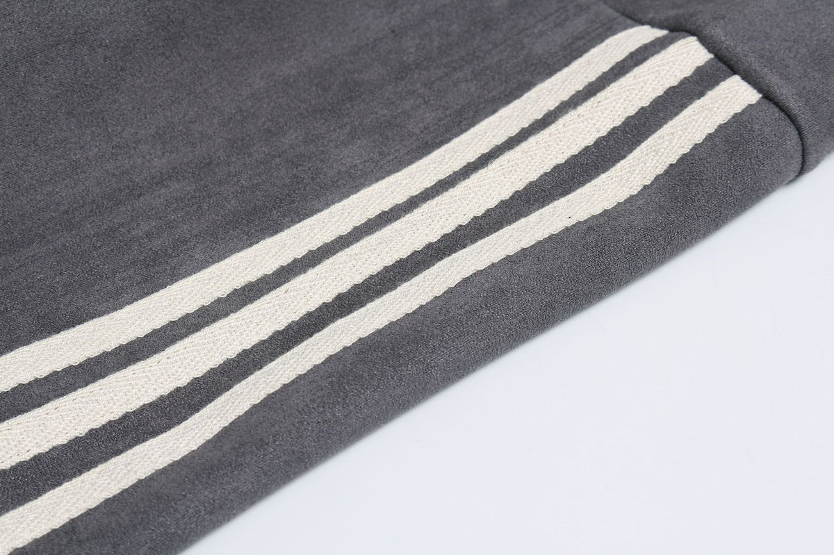 아메리칸 레트로 패치워크 대비 반소매