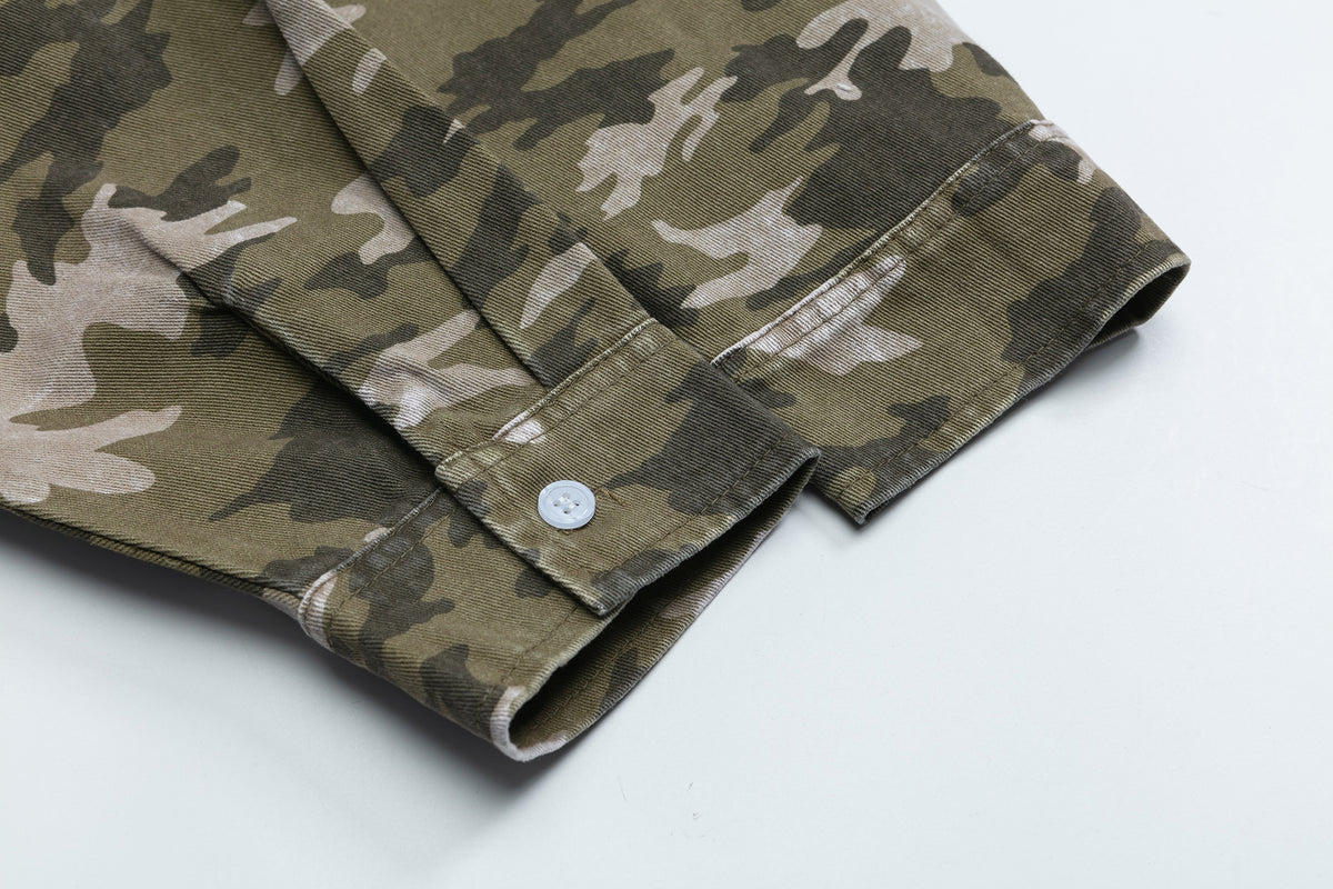 Loose two-piece fake hooded sweatshirt