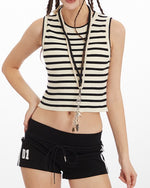 Vintage Striped Vest