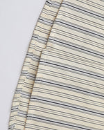 條紋刺綉長袖襯衫