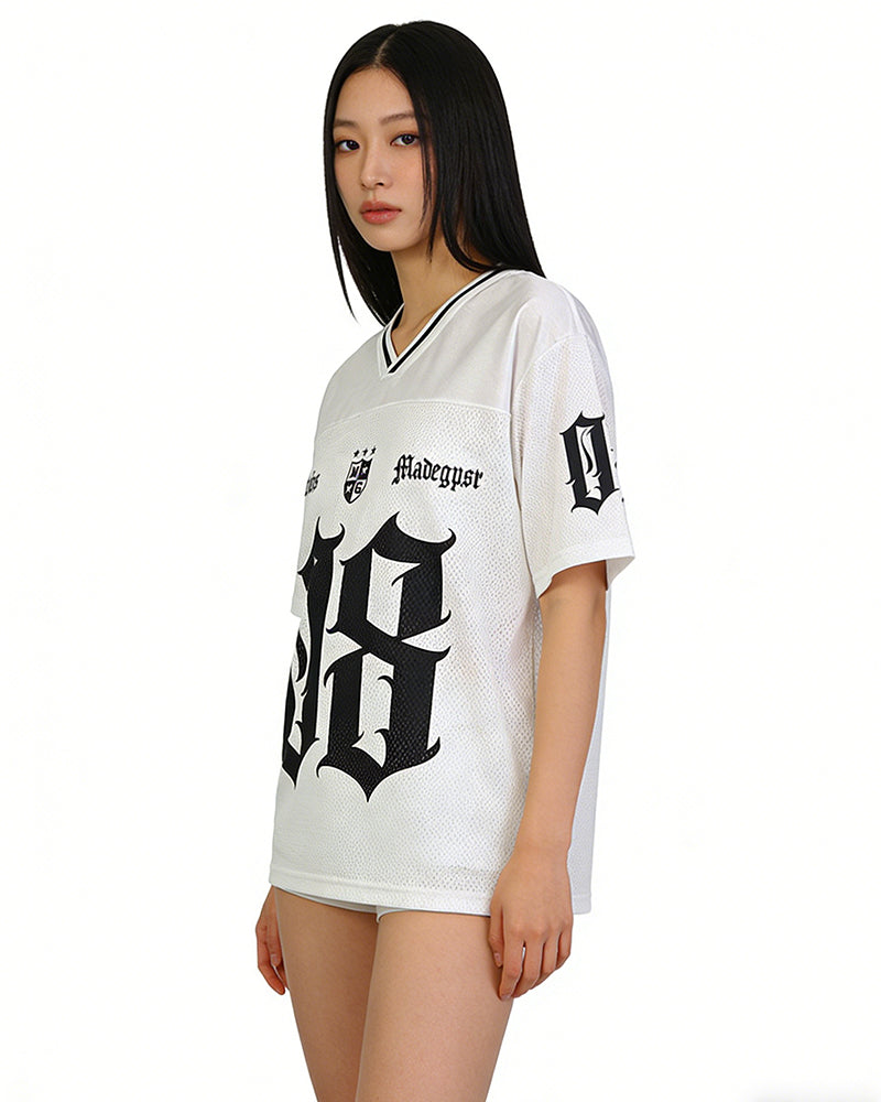 運動風數字印花短袖