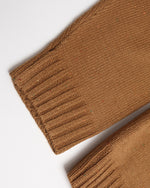 慵懶字母圓領毛衣