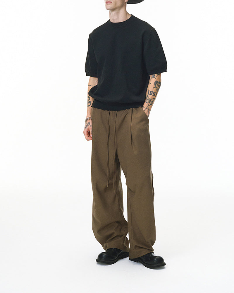 Loose-fitting casual wide-leg pants
