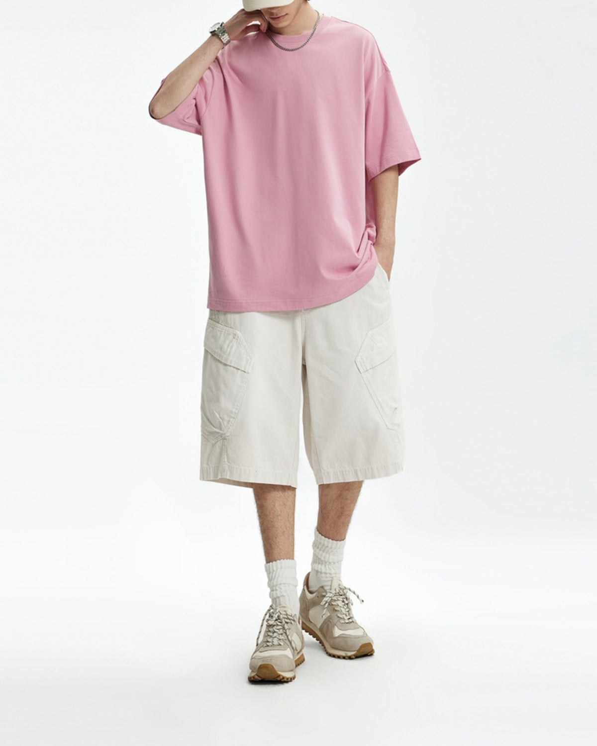 Washed casual overalls