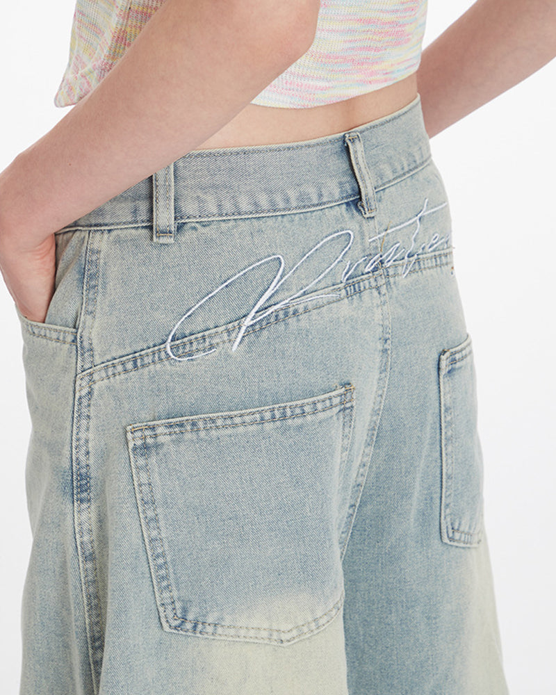 Vintage cropped jeans