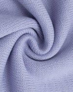 Contrast color pullover sweater