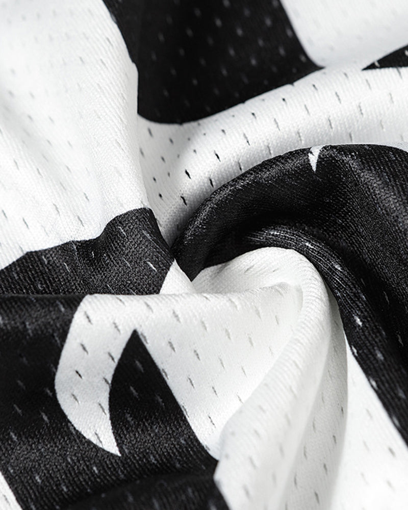 運動風數字印花短袖