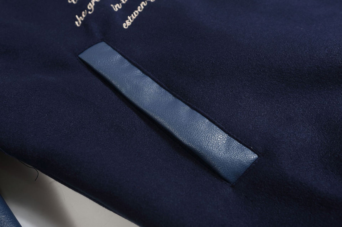 Spliced fun cartoon lapel baseball uniform