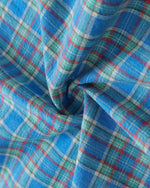 embroidered paneled long-sleeved shirt