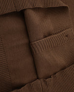 Color-blocked striped puppy sweater