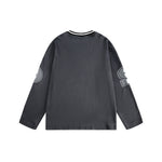 retro printed long sleeve sweatshirt