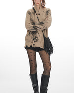 扎染針織外套(女款)