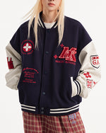 embroidered baseball jacket