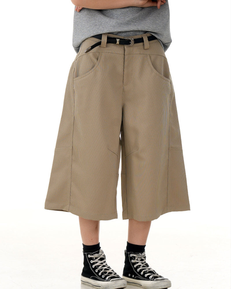 Loose straight pants