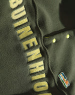 Casual stand-up collar fleece-lined sweatshirt