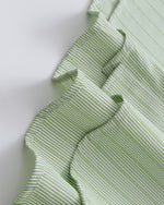 embroidered striped short-sleeved shirt